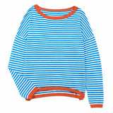 Knitted Striped Color Collision Design