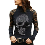 Lace Floral Hot Drilling Gothic