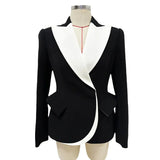 Fongt New Star Fashion Collage Bump Color Dark Buckle Repair Suit Jacket Jacket Jacket