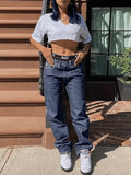 Light Wash Denim Boyfriend Jeans-Outfit