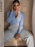 Autumn Long Sleeve Zipper Basic Bodysuit Women Stand Collar Bodycon Jumpsuit Casual High Elasticity Women's Clothing