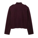 Fongt Soft Clip Pocket Short Jacket Jacket In Autumn