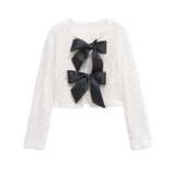 Fongt Explosive Women's Two-Color Bow Tie With Sel Dress Tide