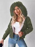 Fongt 2025 Casual Jacket With Thick Hairy Bribute Jacket