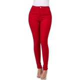 Classic Basic Stretch Slim Multi-Color Jeans Woman-Outfit