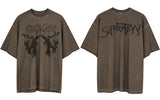 Retro Loose Street Y2k T-shirt-Outfit