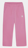 Fongt New Popular S Embroidery Printing Series For Young Couples Casual Broad-Legged Trousers