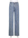 Back Star Patchwork Jeans-Outfit