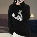 Fongt Dragon New Chinese Red Lovers Sweater With Men And Women-Outfit