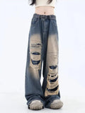 Dark Wash Distressed