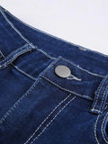 Classic High Waist Flare Jeans-Outfit