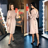 Office Dress Fashion Midi