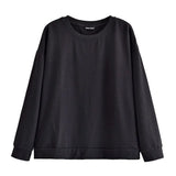 Autumn Solid Tracksuits Women O-neck Long Sleeve Oversize Tops And High Waist Pants Female Casual Two Peices Sweat