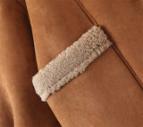 Vintage Lamb Fleece Jacket-Outfit