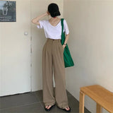 Regular All Match Loose Trousers