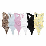 Fongt Women's Clothing INS Net Red Explosion Asymmetric Folding Decorative Mesh Clothing
