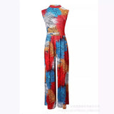 Ins Summer Print Sleeveless Jumpsuit LD83171 Collection-Outfit