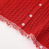 Summer Jacquard Mesh Sleeveless Knitted Mini Dress 5802023-Outfit