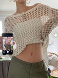 sleeve crochet top with lace