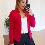 Fongt Autumn And Winter New Temu Solid Color Casual Career Small Suit Coat Women's Clothing