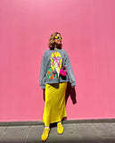 Contrast Printed Sweatshirts Women Loose O-neck Long Sleeve Pullovers Female 2023 Autumn Fashion Casual Ladies Top-Outfit