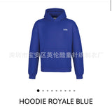 Fongt New Zippered Open-Shirt Trousers Simple Letter-Print Hooded Jacket Jacket Hot