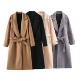 Fongt Homemade New Women's Classic Fashion With Belt And Hairy
