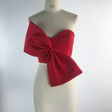 Fongt Bow Wrapped In Bras And Shoulders With Short Shirt Women Women Tops Direct Selling