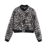 Fongt Women's ZA Autumn New Large Pocket Bomber Jacket