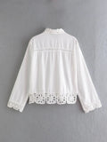 Crochet Knitted Shirt Crochet Shorts In Summer-Outfit