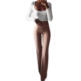 High Waist Bell-bottoms Pants Ladies