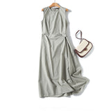 New French Style Sleeveless Dress In Spring-Outfit