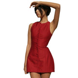 Fongt Summer 2025 New Sleeveless Skirt Temperament Vest Base