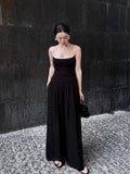 Fongt Xixi 2025 Summer Temperament With High-Waisted Linen Leisure Broad Legs Casual Pants Women 85177