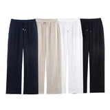 Fongt Homemade New Women's Oceaned Flawn-Blend Straight Pants 9929041
