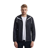 Dazzling Reflective Light Jacket Thin Coat Multi-Color Sunscreen Hooded Jacket-Outfit