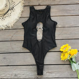 2025 New Pure White One-Piece Swimsuit Women's