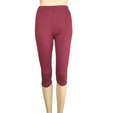Elastic Cropped Black And White Thin