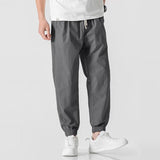 Fongt Workwear Men's Loose Trousers 2025 Spring And Summer Fashion Nine-Point Halen Pants Fashion Men's Casual Pants