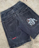 Denim Shorts Men's Spring / Summer 2024 Trendy Denim Trousers Loose Casual Trousers-Outfit