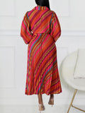 Fongt Summer New Women's Fashion Collar Long Sleeve Sexy Collar Dress Dress Dress