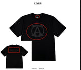 Fongt New Ateez 2025 World Tour Print Short-Sleeved Top Shirt Full-On T-Shirt Round Selling