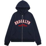 Style Lazy Cardigan Hoodie 2024 Spring And Autumn Oversize Zipper Jacket Couple Style-Outfit