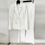 Fongt Star Fashion New Elegant Double-Dbutle Suit Jacket Two Sets