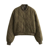 Fongt 2025 Women's New Comfortable Casual Short Cotton Jacket Jacket A19847