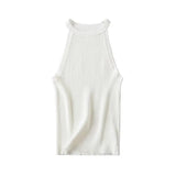 New Summer Style Slim And Slim Knit Collar Blouse-Outfit
