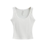 Trend Women's Wear In Summer Sexy Spicy Girls Wide-Edged Threaded Cotton Vest Slim And Slim Bottom Suspender-Outfit