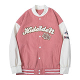 Retro Loose Stitching Jacket-Outfit