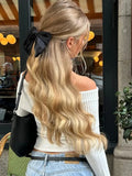 White Off-Shoulder Ribbed Top-Outfit
