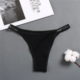 Panties Cotton Briefs Female Underpants Sexy Panties Thong Pantys Solid Color Intimates Lingerie Women